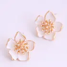 Earrings Earrings Wholesale Made In China Earrings A Variety Of Colors Flower Alloy Earrings