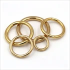 Round Ring Circle Round Solid Brass O Ring For Handbag With ID 12mm-50mm