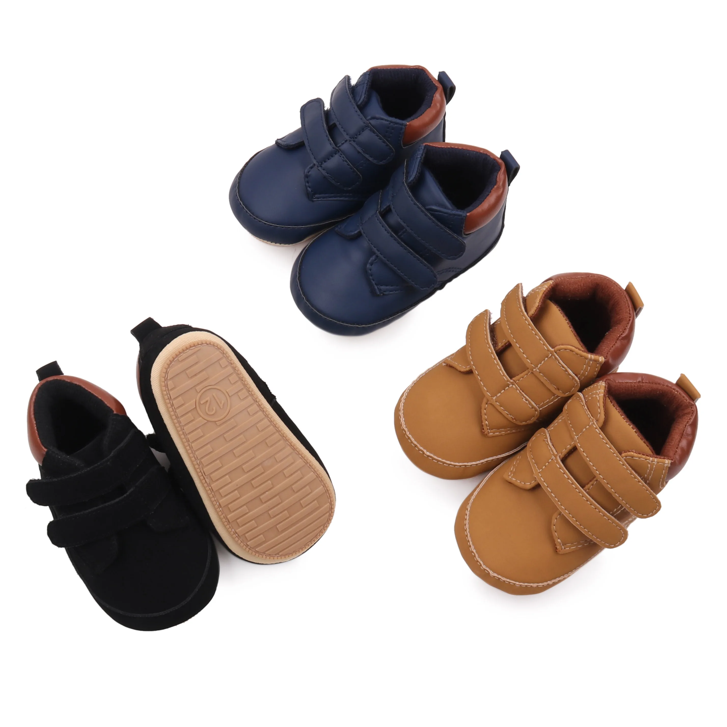 High Quality 0-18 Months Baby Toddler Sport Shoes New Spring & Autumn Collection Casual Hook & Loop Shoes for Boys details