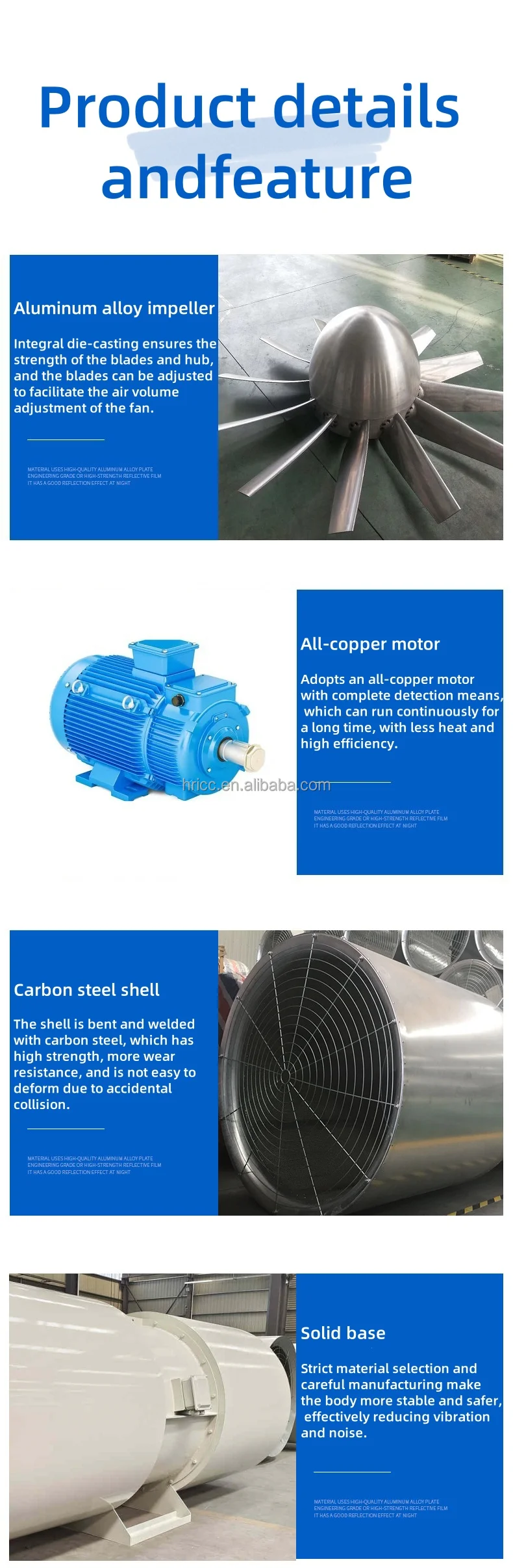 Tunnel Axial Jet Fan, SDF, 220V/380V/440V - detail 12