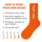 Cotton Socks Women Wholesale 2021 New Cotton Unisex Sports Socks Embroidery Custom LOGO Slouch Cozy Crew Socks For Women