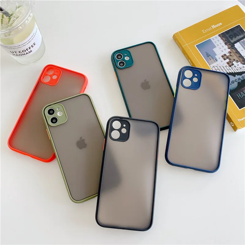Amazn Hot 2021 Translucent Protection Cover Matte PC TPU Phone Case For Samsung