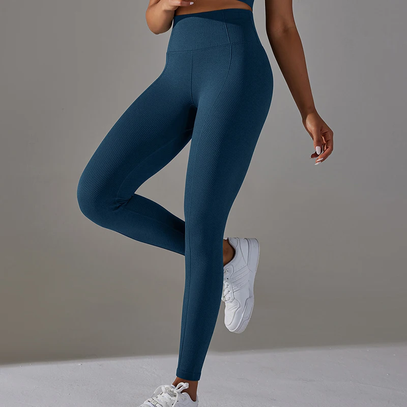 Custom Logo Running Workout Gym Fitness High Waist Trainer Yoga Pants Butt Lifting Sport Seamless  Women Quantity Lover OEM Styl