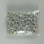 Round Beads Hot Sale 7*4mm 1400pcs Per Set Mixed Flat Round Acrylic Alphabet Letter Beads For Jewelry Making