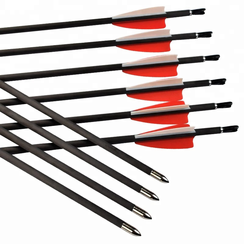 Details about   SP700 Archery Carbon Arrows ID5.2mm Natural Fletches Recurve Bow Hunting Target 