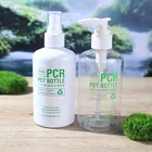 Spray Plastic Eco Friendly PCR Cosmetic Packaging Custom Recycled PCR Shampoo Lotion Pump Spray Plastic Bottle