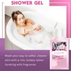 Bath Set Gift Bubble Fizzies Bath Bombs Milk Body Lotion Body Wash Free Sulfate Bathing Supplies Bath Set Gift Basket