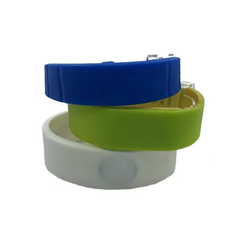 CMRFID Fast Sale Electronic Identification Silicone Wristband Long Range Uhf Rfid Blank Silicone Band Oem Designed Nfc Bracelet
