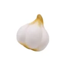 Pu Foam Stress Garlic Toy /Promotional Reliever Pu Garlic Vegetable Shape Stress Ball