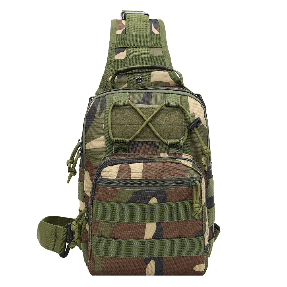 Cross-border Factory Price Men's tactical chest bag outdoor camouflage cycling sports single shoulder bag diagonal outdoor bag