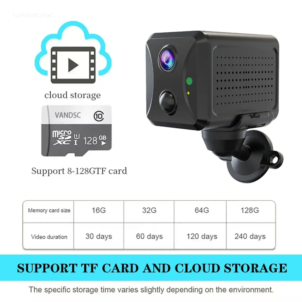 Fabricant mini camera de surveillance wifi sans fil 4k intelligent mobile chargeur telephone exterieur 5mp ubox