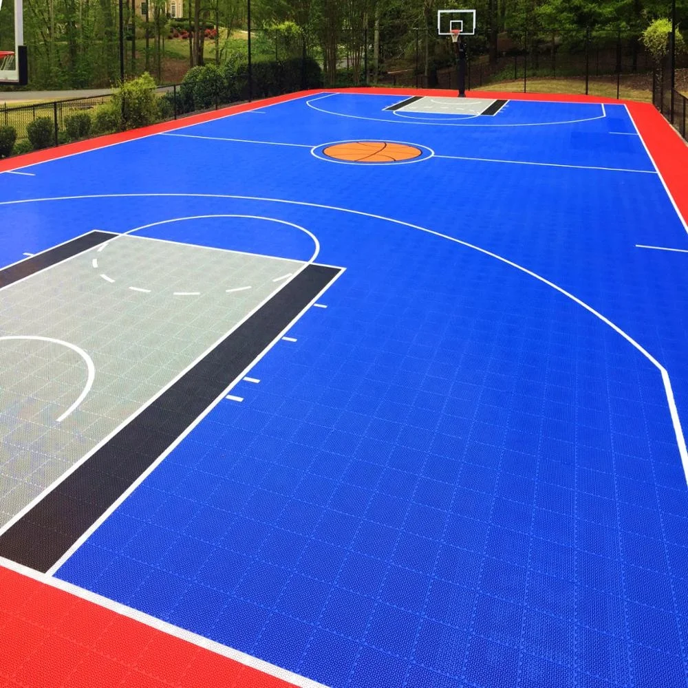 outdoor basketball court plan