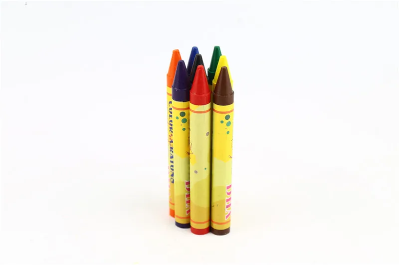 Wholesale OEM ODM Art Set Crayon Set 12 Colors Custom Non-Toxic Wax Crayons Set For Kids