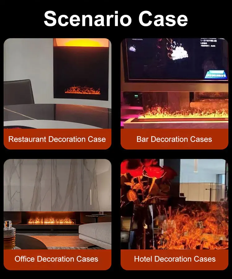 Electric Fireplace, 3D, 110-240V, 100W - detail 16