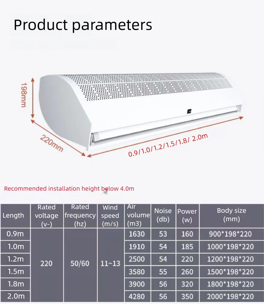 Air Curtain, 220V - detail 12