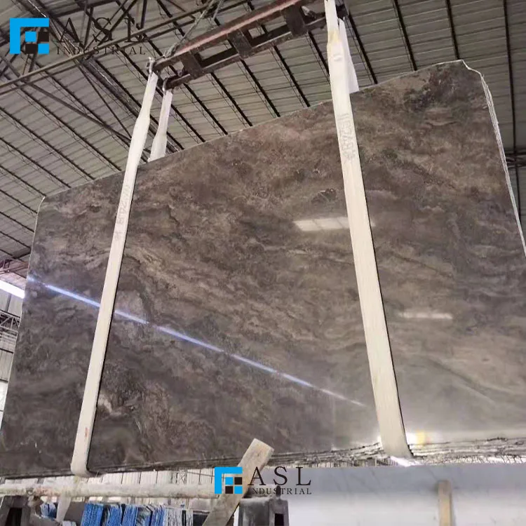 Moon Valley manufacturers direct gray marble natural imported stone custom background wall staircase