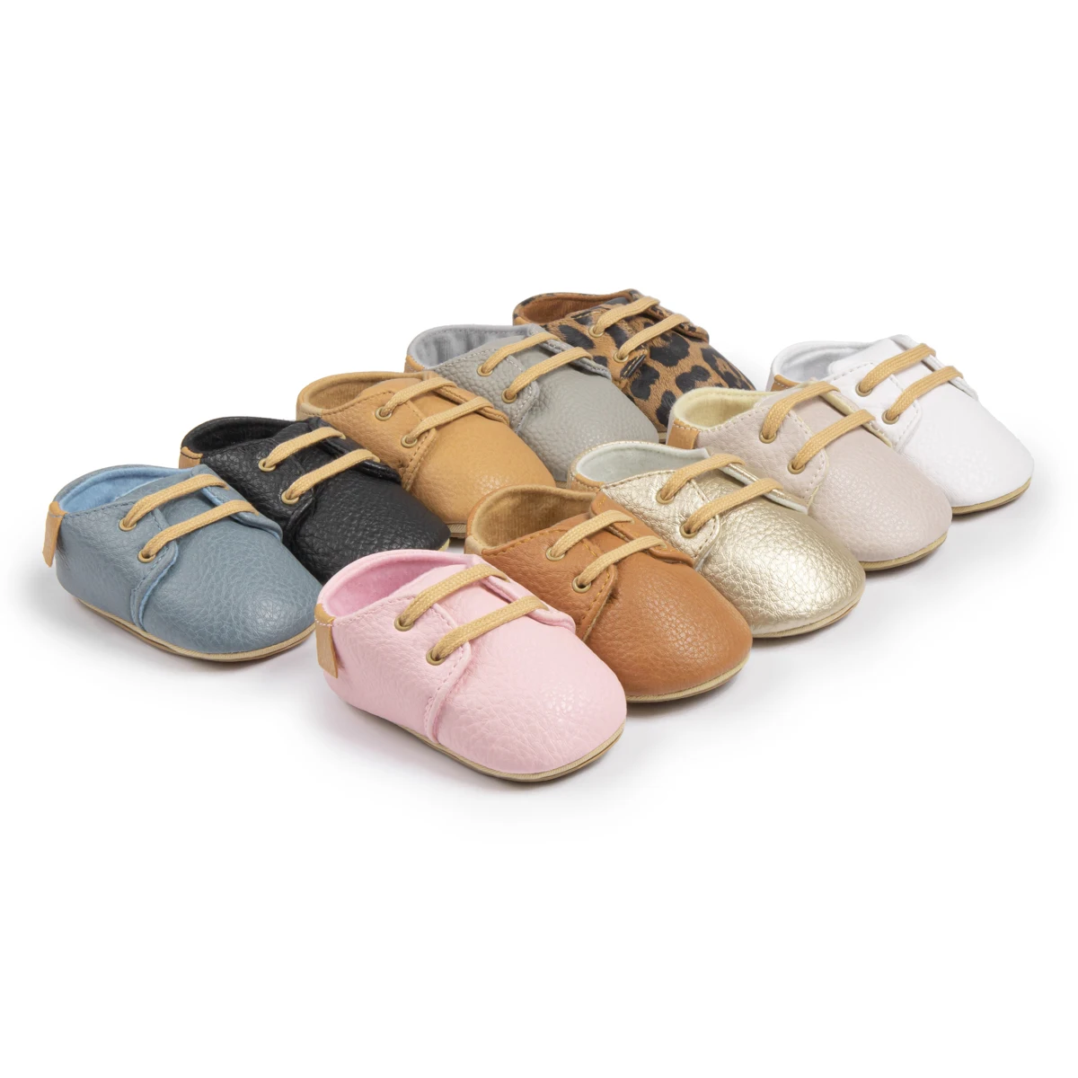 Fashion Outdoor Newborn Sneakers Infant First Walker Rubber Soft Sole Toddler Baby Dress Shoes For Babies