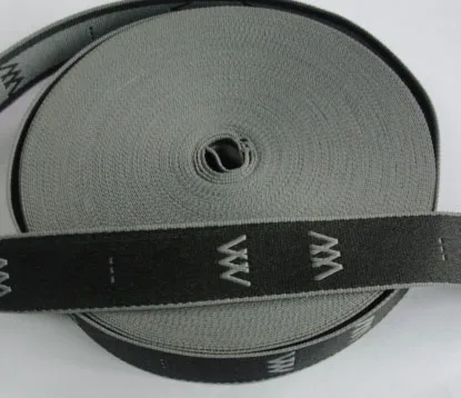 Custom Jacquard Logo Recycled Nylon Woven Webbing Band Logo nylon jacquard webbing strap for backpack