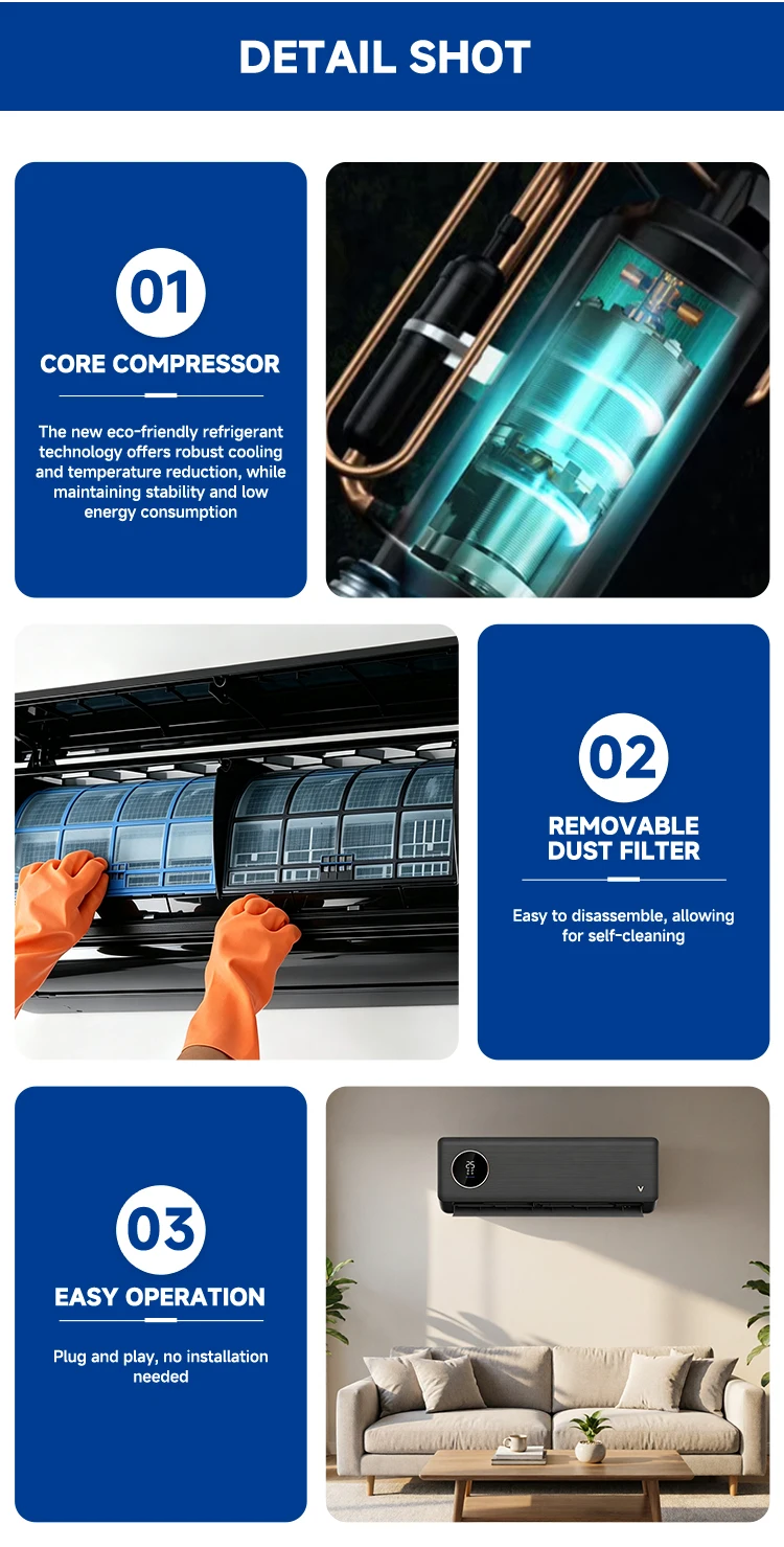 Split Air Conditioner, T3, Inverter, R32 - detail 10