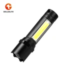 Flashlight Mini Rechargeable LED Torchlight OEM Ewtto Linternas Recargable Aluminium Alloy Flashlight