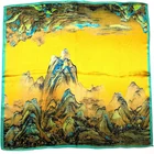 Silk Scarf Scarf Manufacture Manufacturer Wholesale Customized Digital Printing Silk Scarf