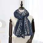 Linen Scarves Manufacturer Cotton Linen Hijab Scarf New Style Muslin Female Scarf