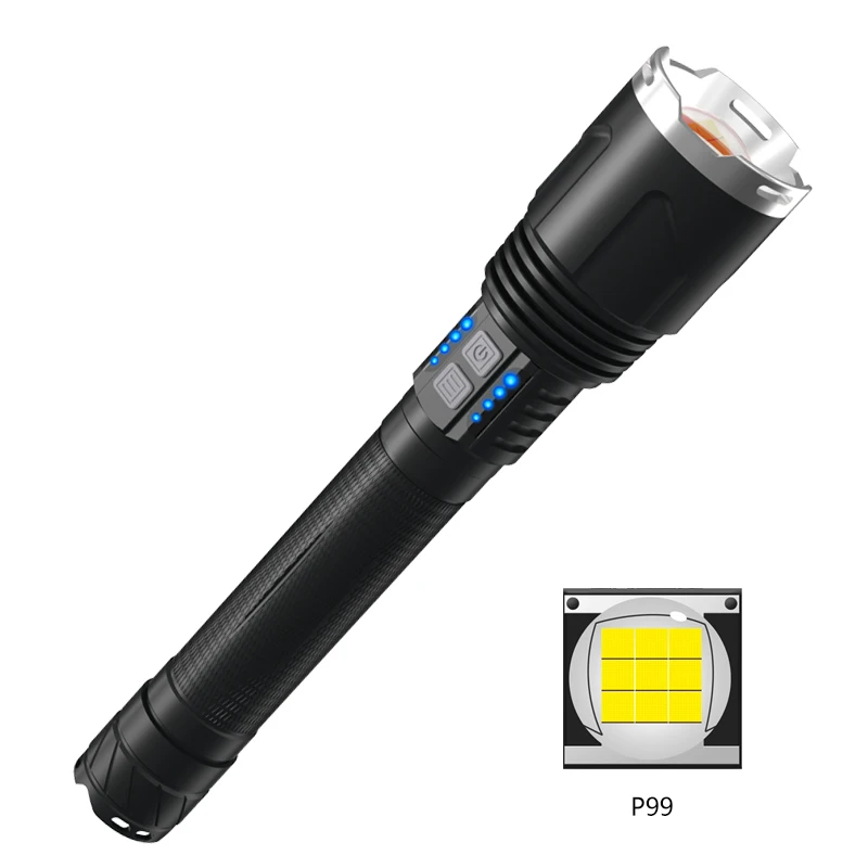 Lumens XHP90 XHP70 LED Ultra Lumineux 26650 Puissant Torche SH 1000000 