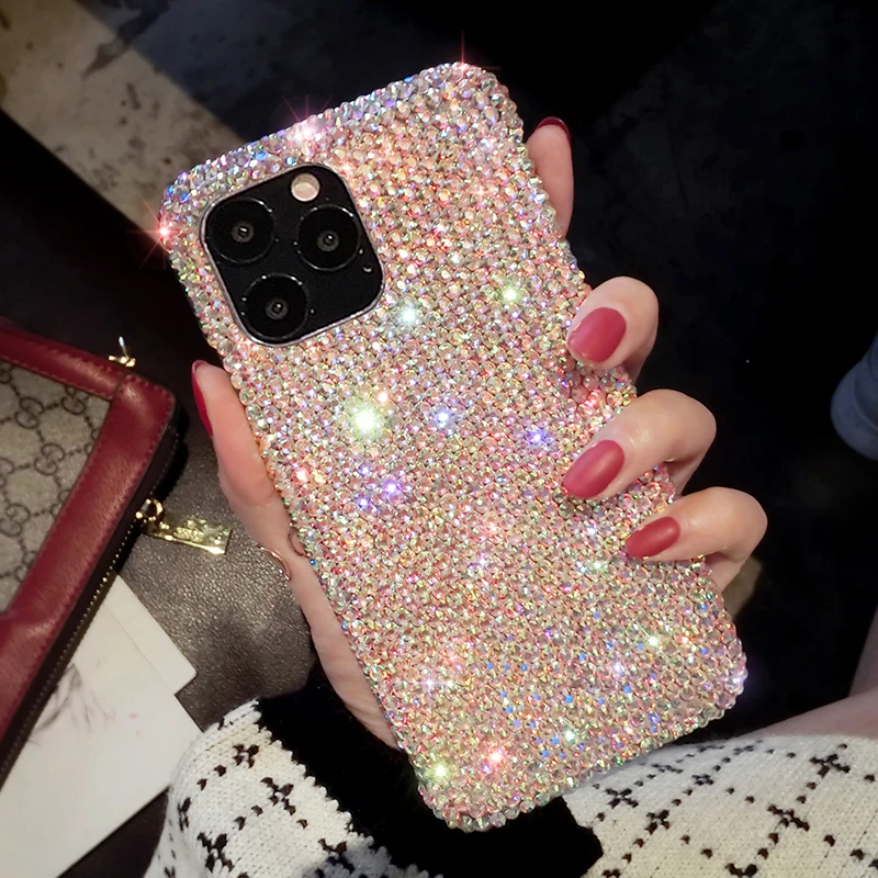 Agnes Gray duidelijkheid Moeras 2021 Luxury Glitter Bling Rhinestone Cell Phone Case Back Cover For X Xs 11  12 Mini Pro Max - Buy Iphone 12 Pro Max Phone Case Iphone 12 Pro Max Case  Case