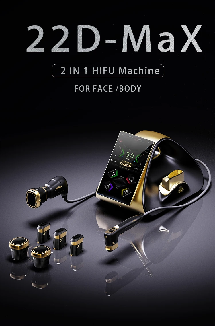 22D HIFU Max Machine 3 Aesthetic Portable 2 In 1 Wrinkle Removal 2024 Best Hifu Beauty Machine 22D Max Hifu 22d Hifu Machine 22d For Beauty Spa