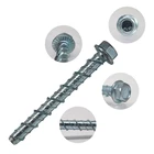 M8*80 Countersunk Head Plum Groove High And Low Tooth Cement Screw