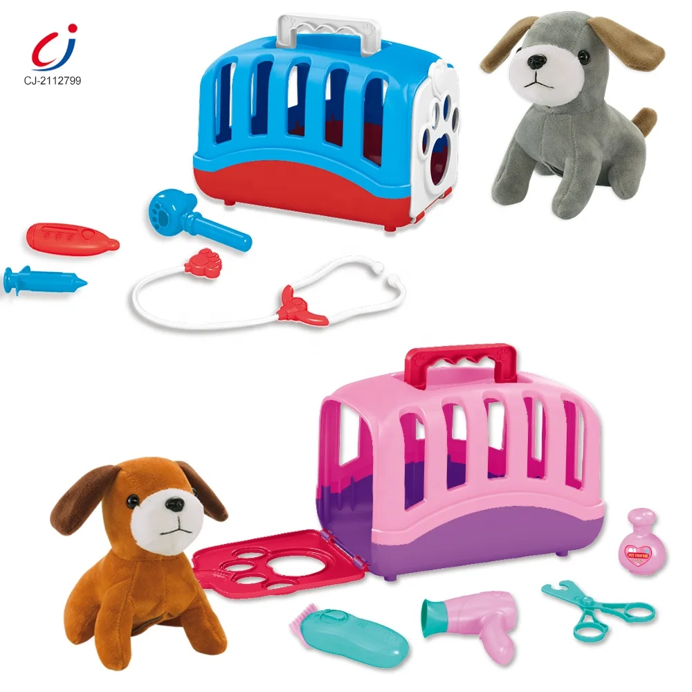Pet play medical care and beauty kids pet care play pretend toys pet care play set doctor kit for kids