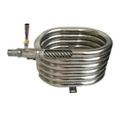 Titanium Heater Hot Promotional Titanium Coaxial/Tube-In-Tube Heat Exchanger For Heat Pump Water Heater