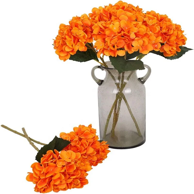 Handmade Artificial Flower for Wedding Party Office Home Decor Silk Hydrangea Bouquet