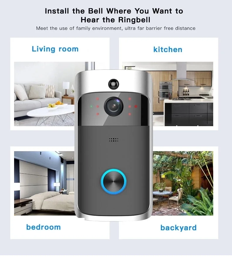 Dingdong Ring Bell Video Camera Smart Wifi Door bell wifi video doorbell
