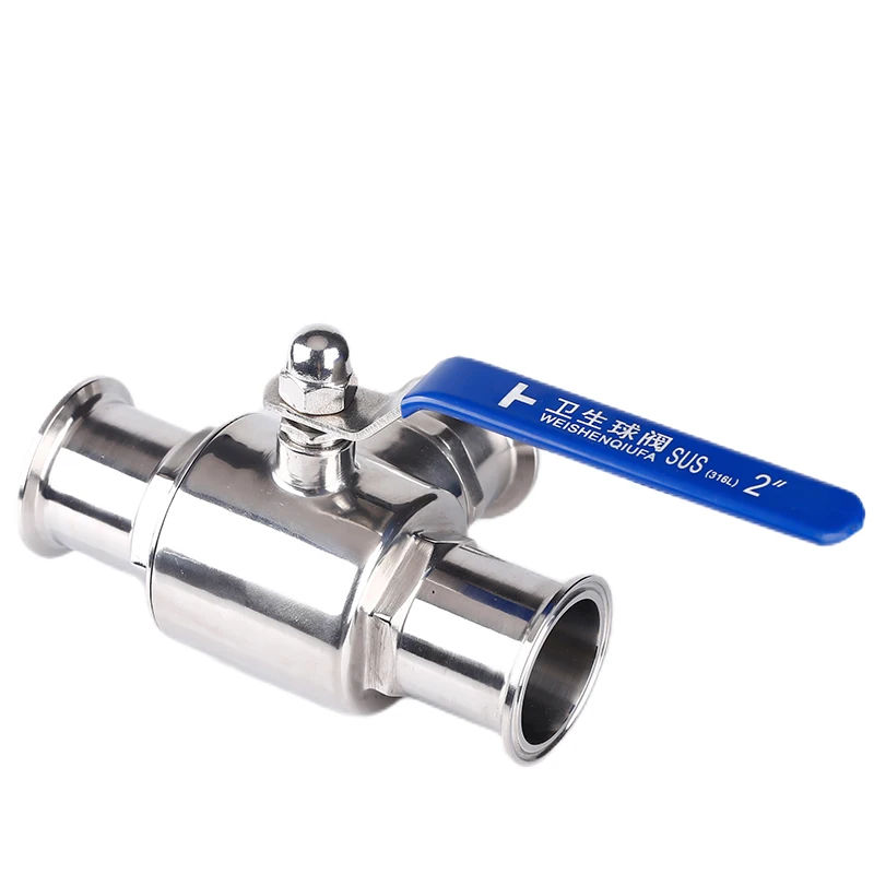 Stainless Steel Manual Clamp Type Three Way Valve T Type L Typehigh