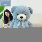 Bear Giant Big Doll Blue Teddy Bear Fluffy Soft Kid Gift