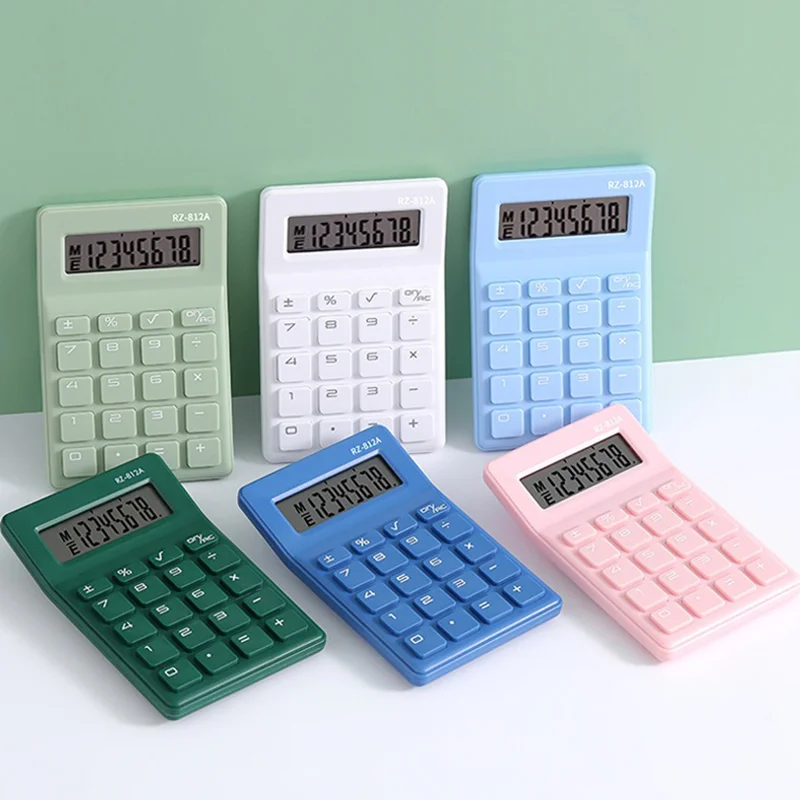 Custom cute 8-digit mini calculator abs perfect for school & office custom small stationery set available Custom cute 8-digit mini calculator abs perfect for school & office custom small stationery set available
