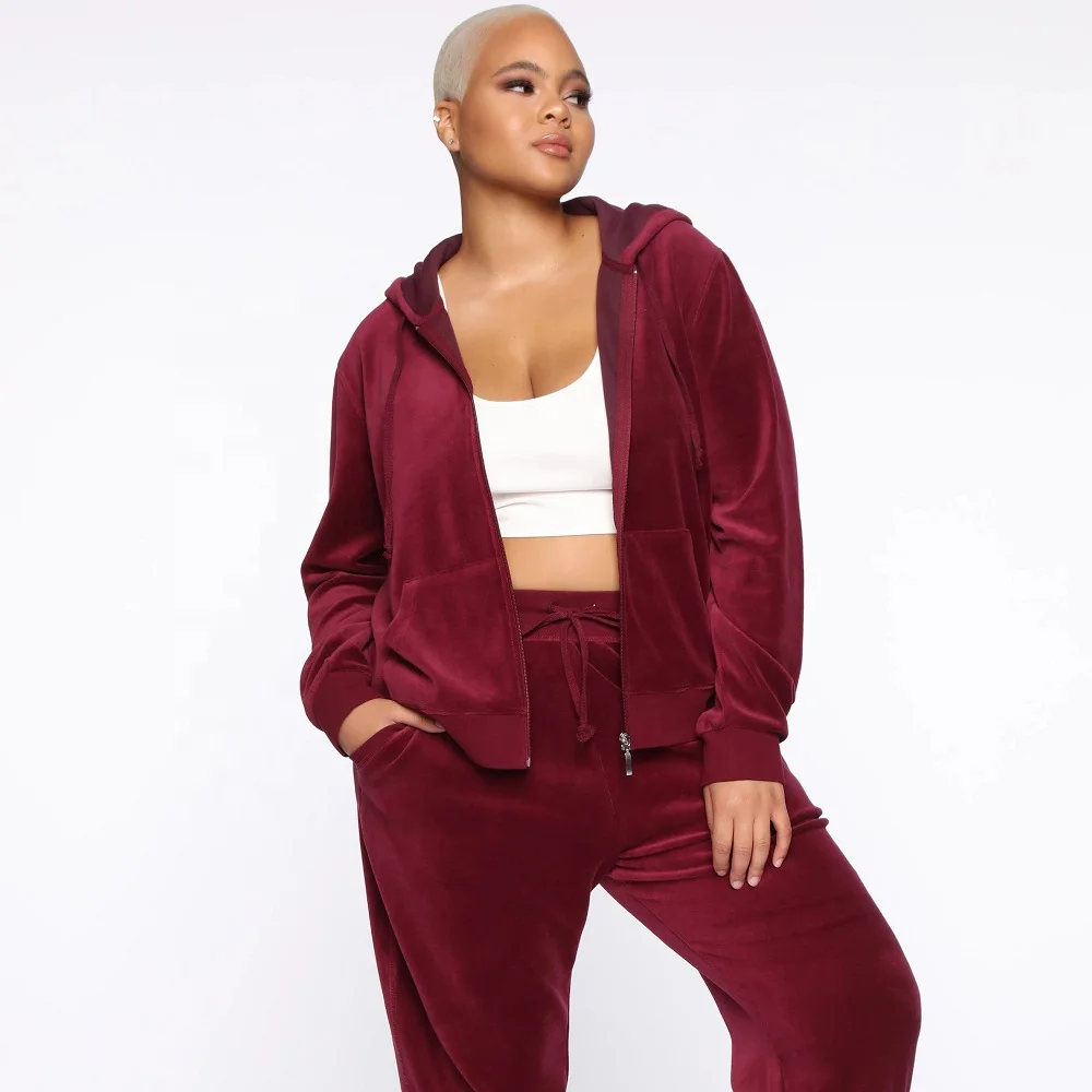 Wholesale Winter Fleece Jogger Velour 