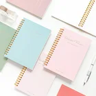 Paper Notebook B6 Notebook School Hardback Gold Foil B6 Lines Dotted Grid Paper Spiral Coil Notebook