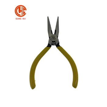 Sanders Jewelry Tools Yellow Color Anodontia Needle Nose Pliers For Pinching Usage