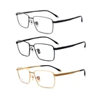 Eyewear Customized Metal Eyewear Eyeglasses Frames Manufacturer Wholesale Men Square Optical Glasses