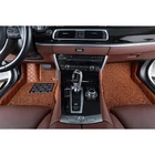 China Car From China Top Quality Pu Leather Custom Floor Roll Material Luxury Car Mats