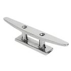 Dock Stainless Deck 4" Marine Boat Dock Cleats Stainless Steel Boat Mooring Dock Cleat Deck Rope Cleat For Marine Yacht