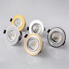 Gold Led Led Recessed Downlight Nexleds 5w Gold Silver Aluminum Housing Ceiling Recessed Cob Led Downlight