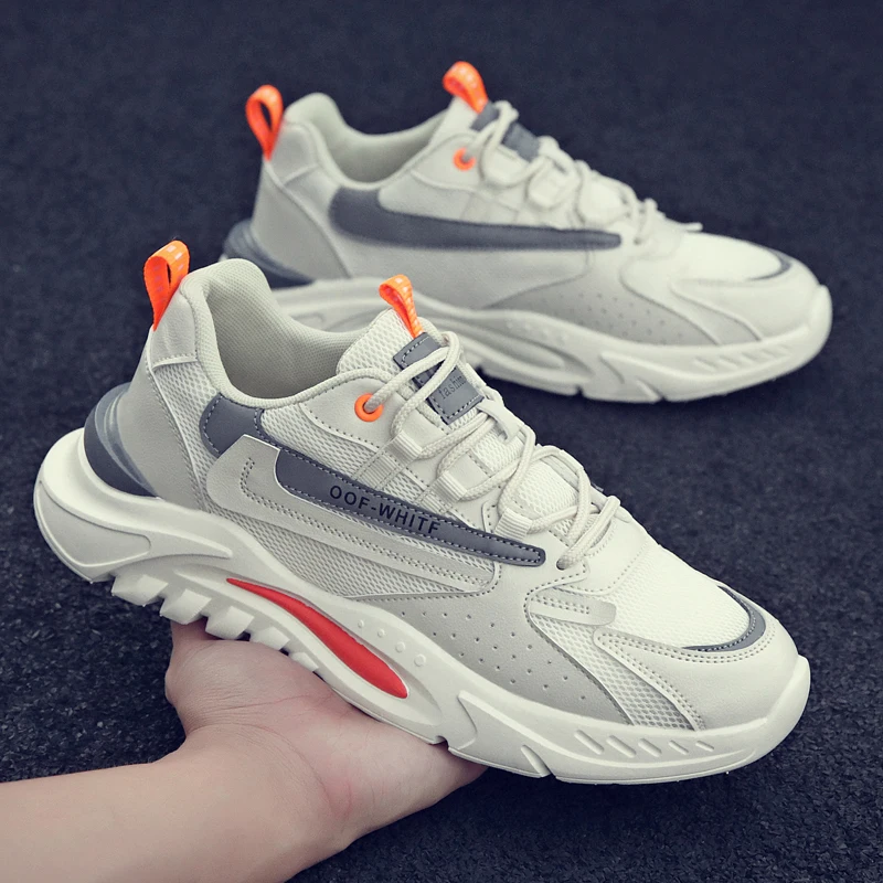 High Quality Comfortable Sports breathable mesh Running Non Slip Wear Resistant men Casual Shoes