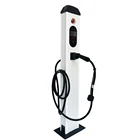 Smart Car Ev Charger For Electric Vehicle Charging Smart Pedestal Car Charger Station