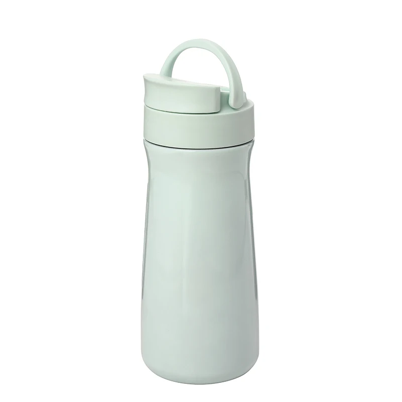 Customized Color 300ml 500ml Coffee Cup Stainless Steel Milk Vacuum Orange Mug Outside Travel with Lid Convenient to Carry