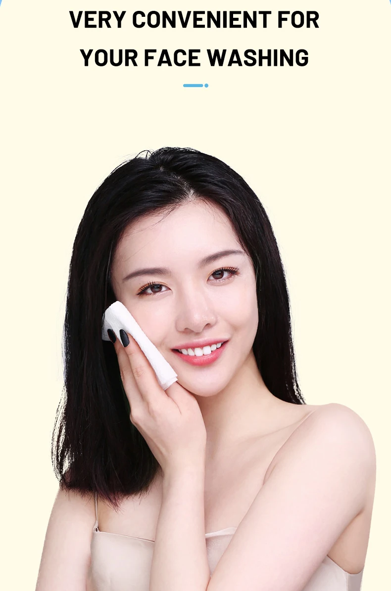 Good Morning Towel 96Sin Cotton  Bamboo Disposable Face Towel Face Wash Towel