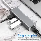 4 1 FARSICNE Type C 4 In 1 USB Hub With RJ45 Ethernet OTG 4 In 1 USB C Ethernet Hub
