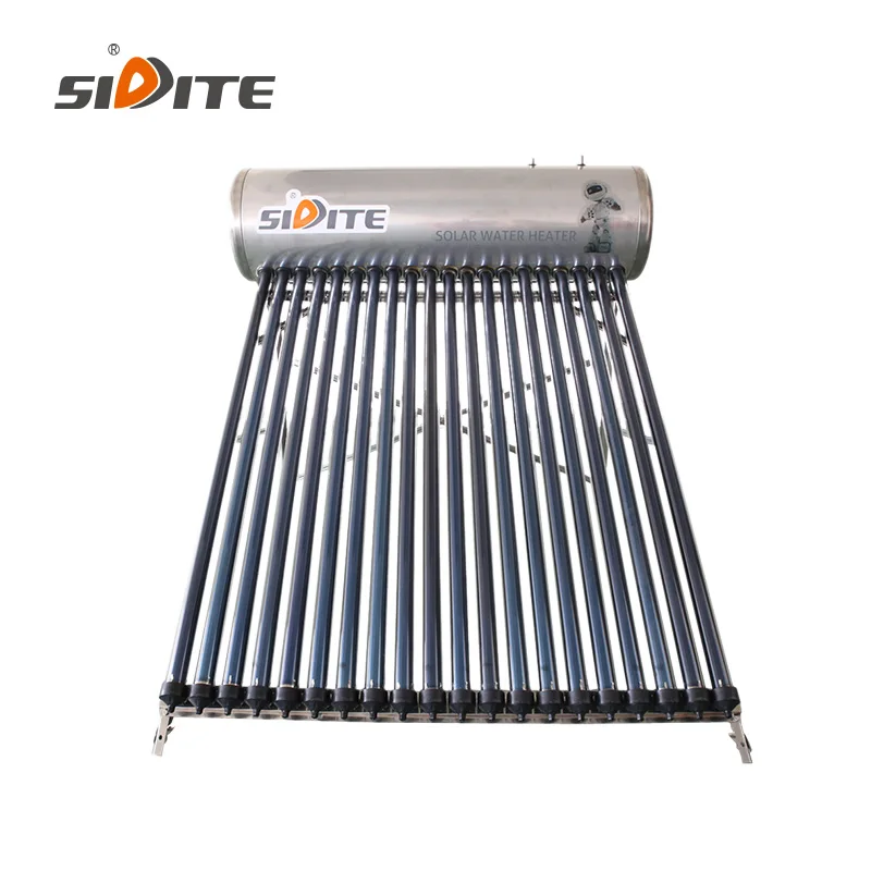 Integrated SP-H Copper Heat Pipe Solar Water Heater Intelligent Anti-Freezing Controller Direct Connection Hotel Freestanding manufacture